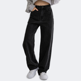 Benimeria-Womens Slant Pocket Boyfriend Jeans