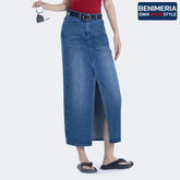 Benimeria-Women's High-waisted slit dress slimming