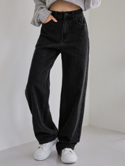 Benimeria-Womens Slant Pocket Boyfriend Jeans