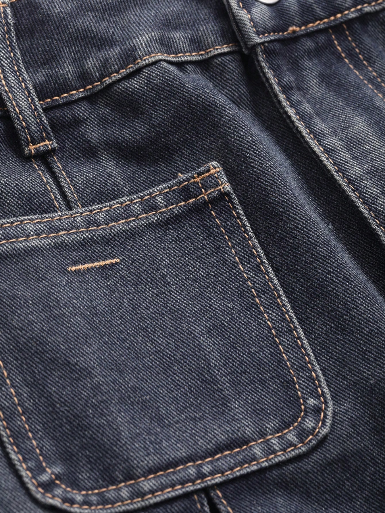 Benimeria-Womens Cargo Simple Daily Casual Denim Skirt