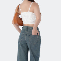 Benimeria-Women's Wide-leg jeans High-waisted skinny straight-leg pants