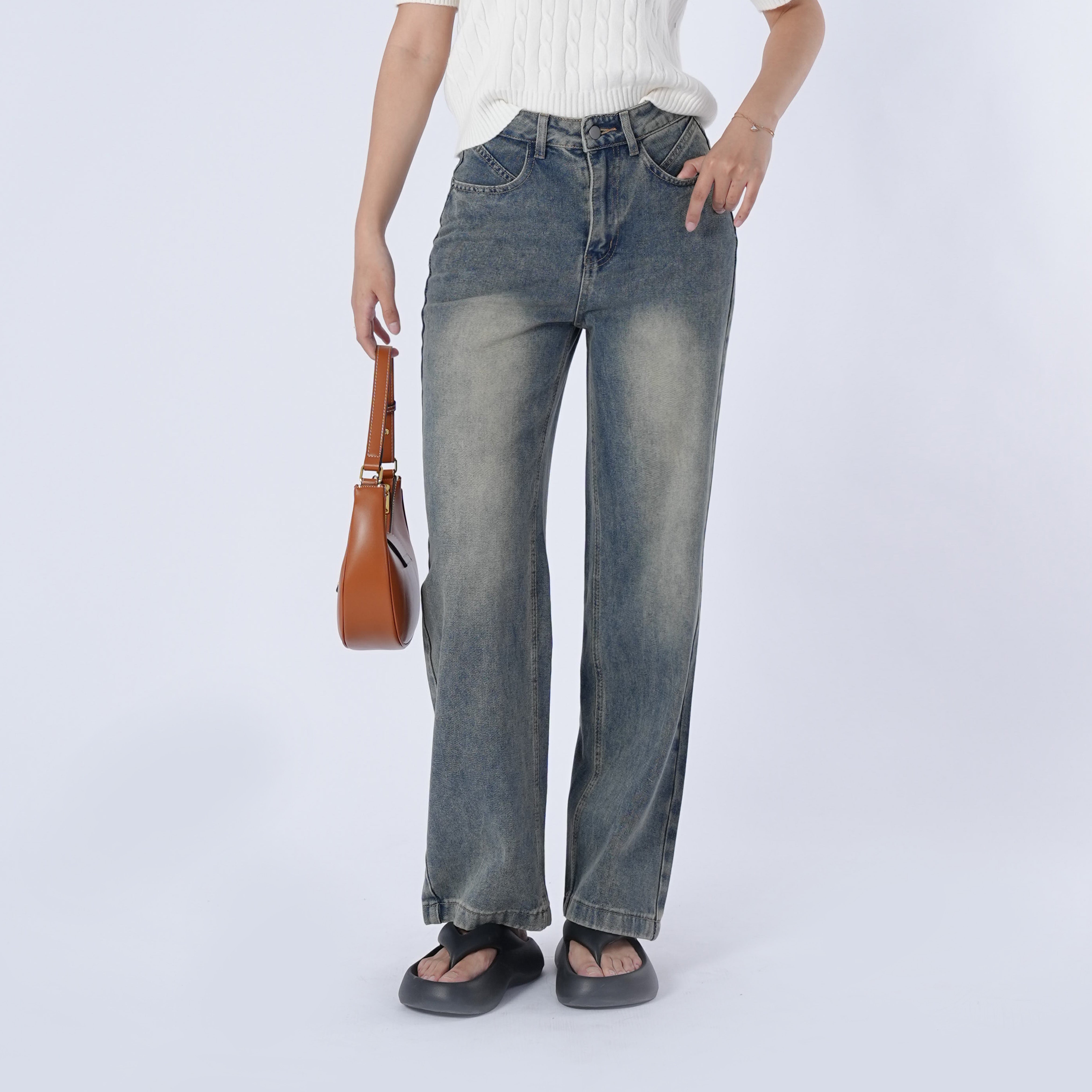 Benimeria-Women's Denim Jeans High-waisted Jeans