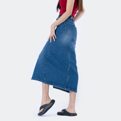 Benimeria-Women's High-waisted slit dress slimming