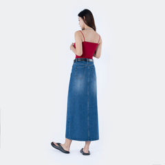Benimeria-Women's High-waisted slit dress slimming