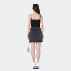 Benimeria-Womens Denim Shorts High-waisted Short Jeans