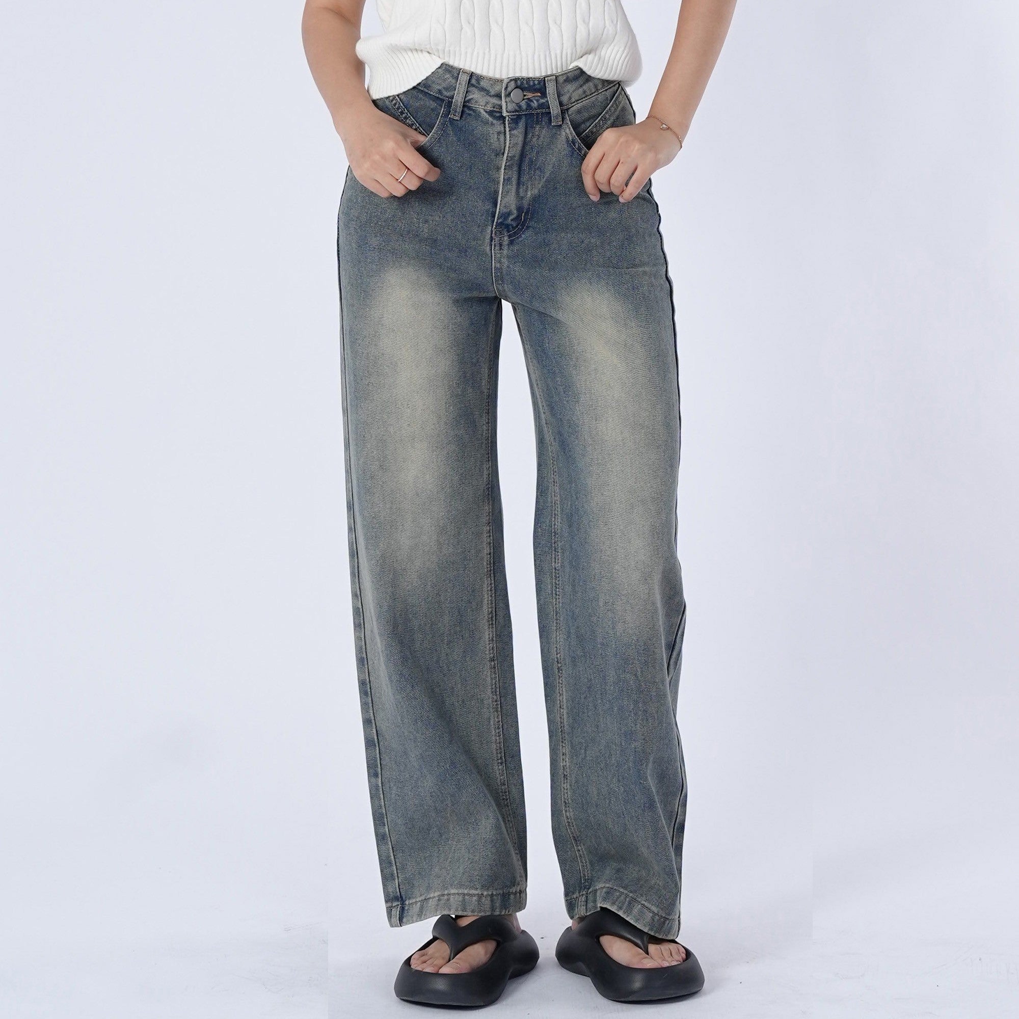 Benimeria-Women's Denim Jeans High-waisted Jeans