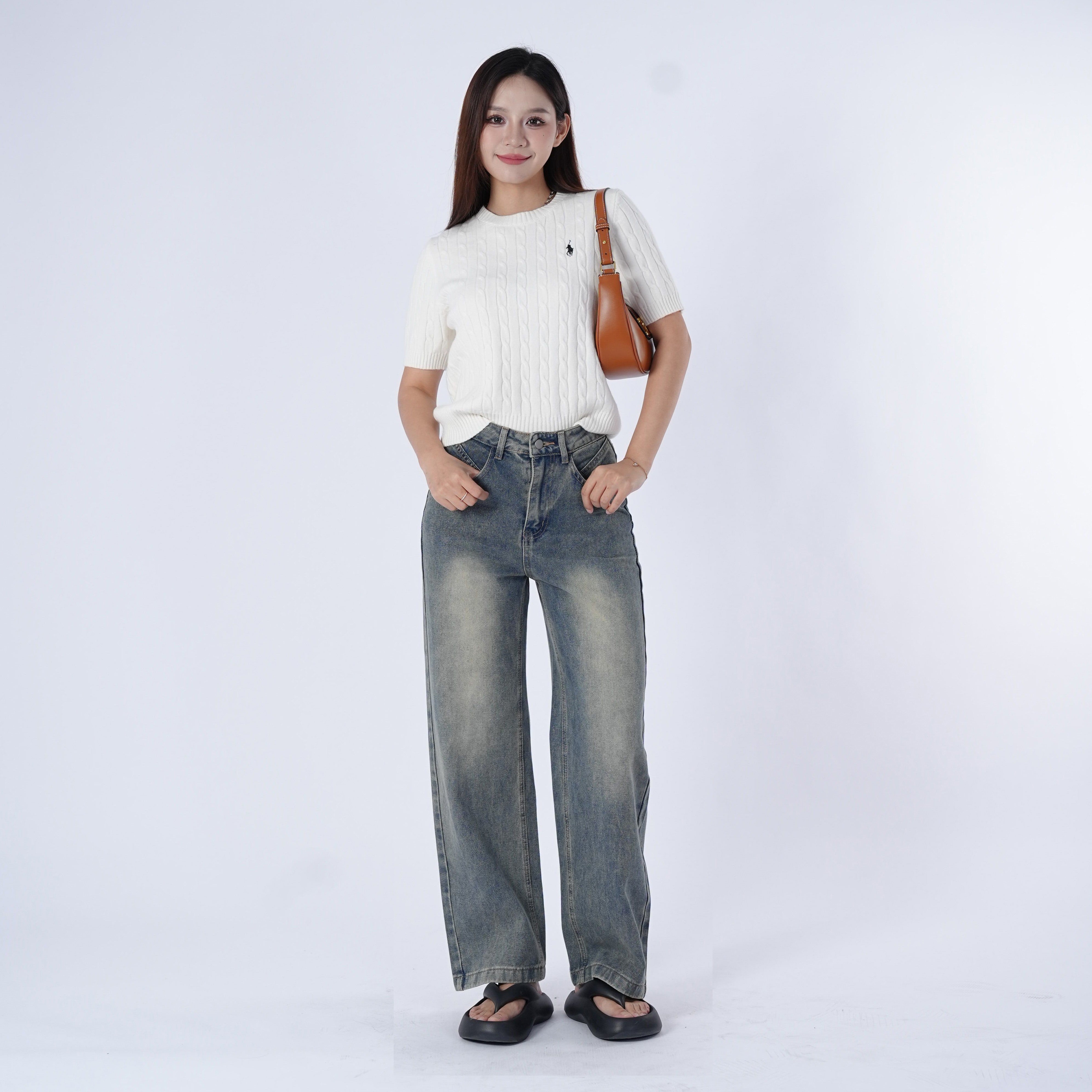 Benimeria-Women's Denim Jeans High-waisted Jeans
