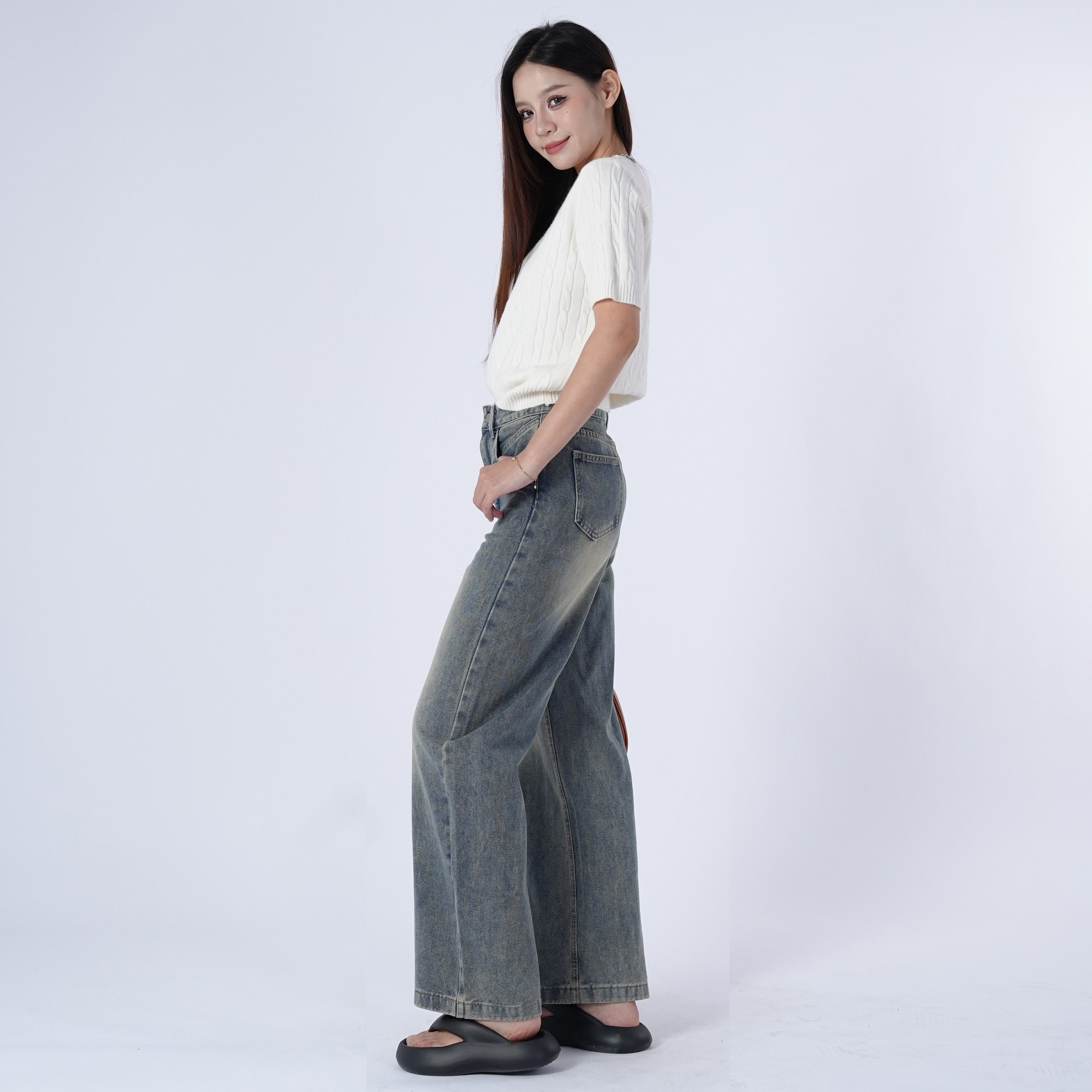 Benimeria-Women's Denim Jeans High-waisted Jeans