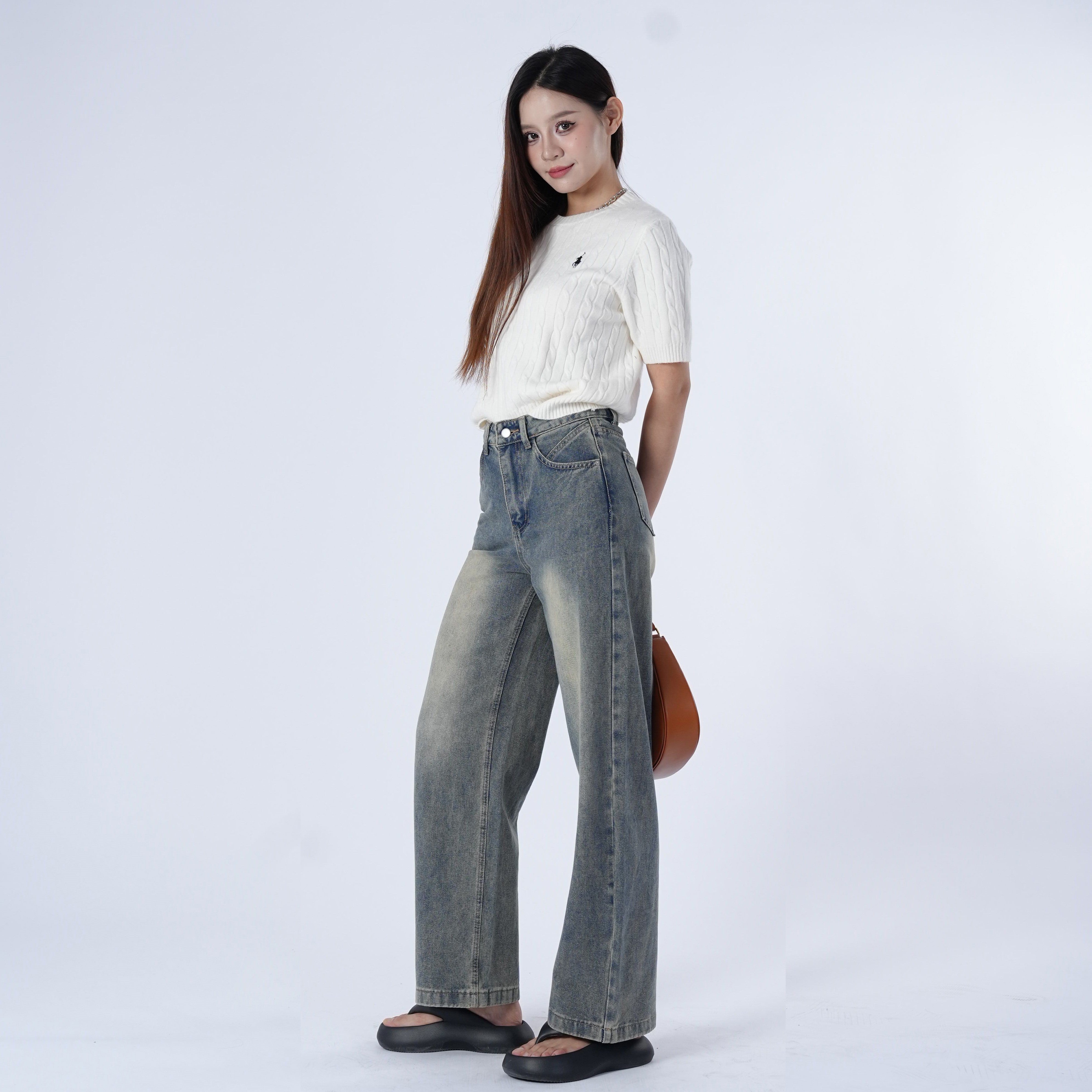 Benimeria-Women's Denim Jeans High-waisted Jeans