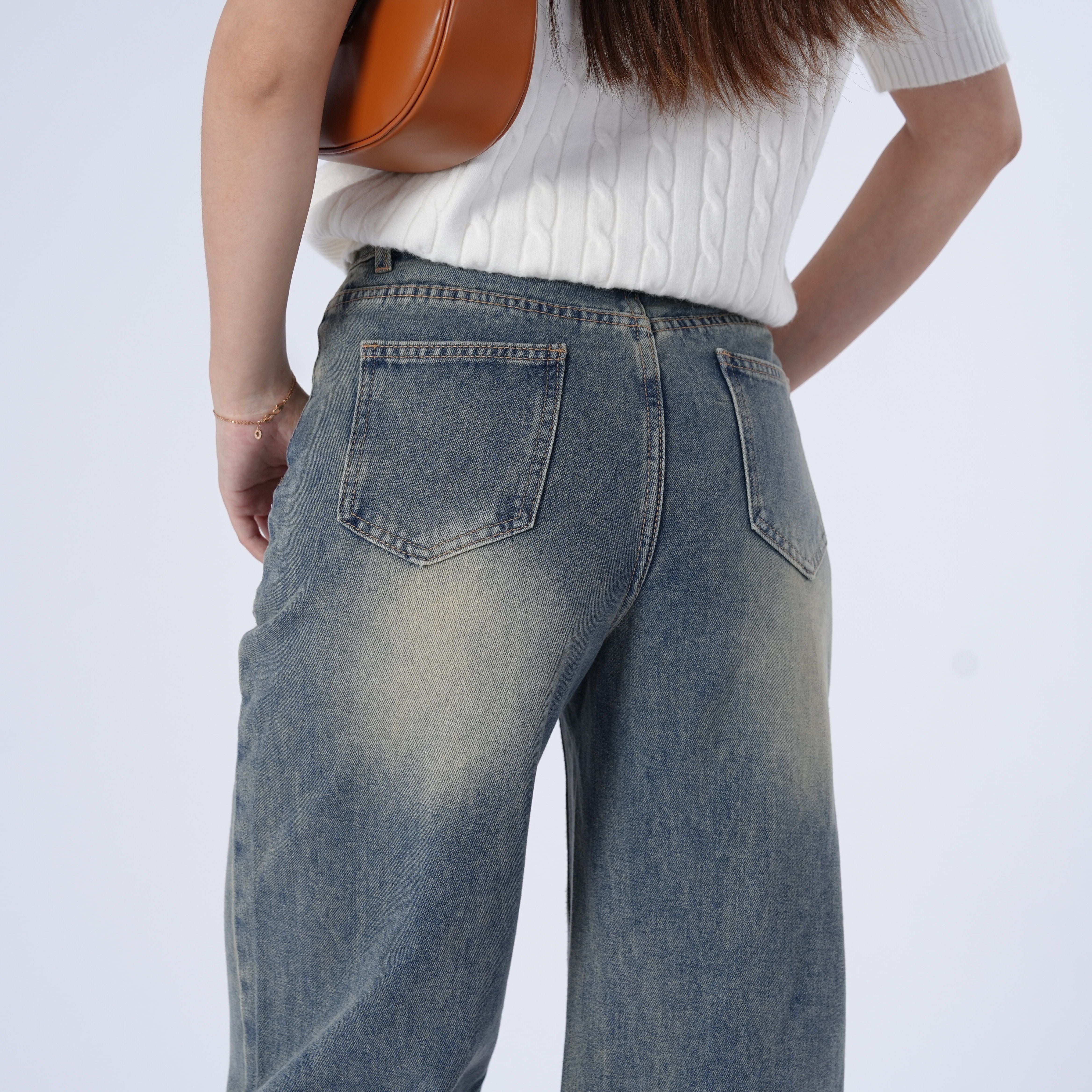 Benimeria-Women's Denim Jeans High-waisted Jeans