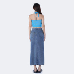 Benimeria-WomenSkirts Simple Daily Casual Denim