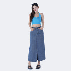 Benimeria-WomenSkirts Simple Daily Casual Denim