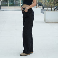 Benimeria-Womens Slant Pocket Boyfriend Jeans