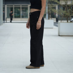 Benimeria-Womens Jeans Wide Leg Denim Pants With Pockets
