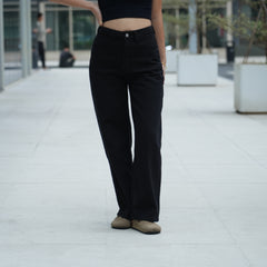 Benimeria-Womens Jeans Wide Leg Denim Pants With Pockets